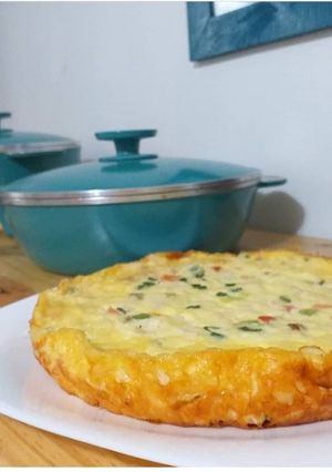Una foto de Tarta con base de queso