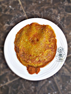 A picture of Savoury pancake (cibi aka wainar flour).