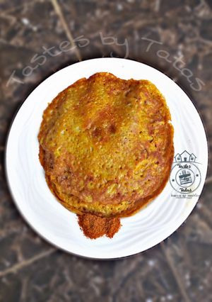 A picture of Savoury pancake (cibi aka wainar flour).