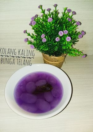 Foto resep Kolang Kaling Bunga Telang