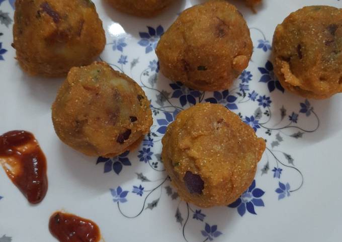Simple Way to Make Ultimate Boil aloo besan ka pakoda