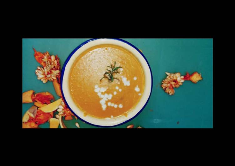 Steps to Prepare Homemade Pumpkin soup #themechallenge
