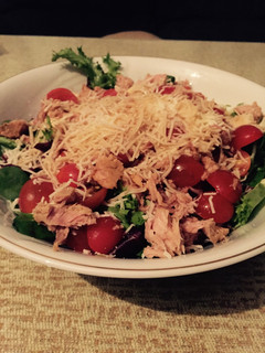 Una foto de Ensalada 🥗 con salsa de soja