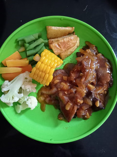 Foto resep Beef steak with brown sauce
