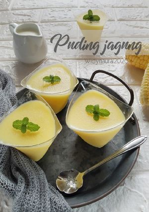 Foto resep Puding jagung