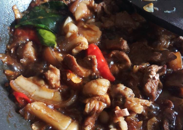 Resep Babi kecap Anti Gagal