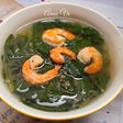 Canh mồng tơi nấu tôm