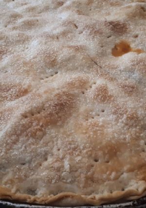 Una foto de Tarta de espinaca y salchichas