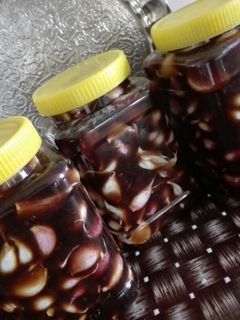 عکسی از دستور ترشی سیر