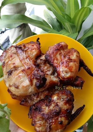 รูปของ ไก่อบกระเทียม (หม้ออบลมร้อน)