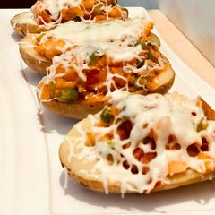 A picture of Baked potatoes.