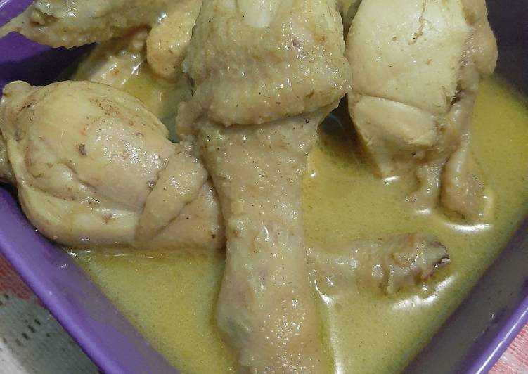 DICOBA@ Resep Opor Ayam Bumbu Kuning menu masakan harian