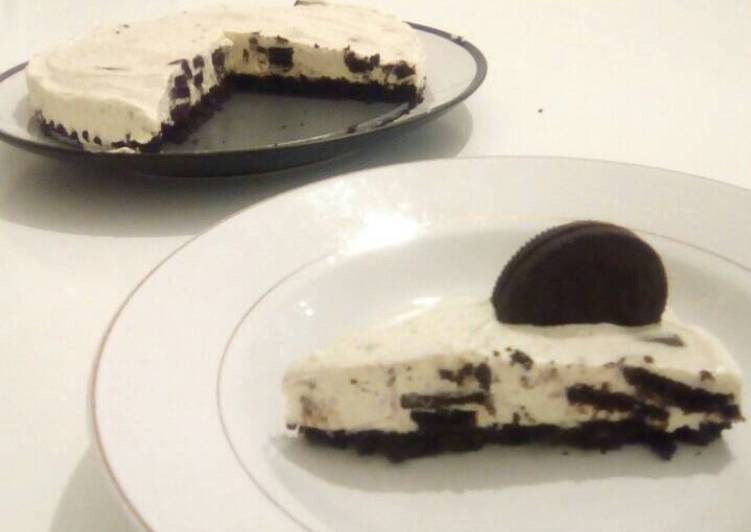 Steps to Prepare Tastefully No-bake Oreo Cheesecake