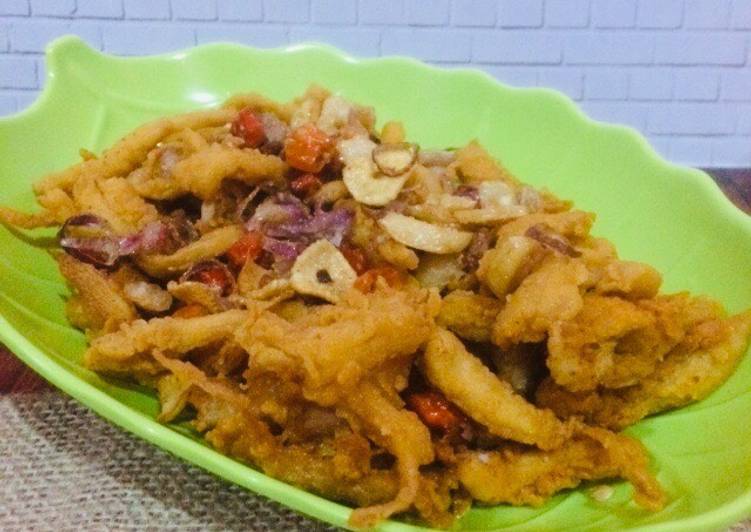 Resep Jamur Tiram Crispy Cabe Garam yang Sempurna