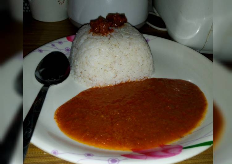 Simple Way to Prepare Speedy Rice with tomato soup