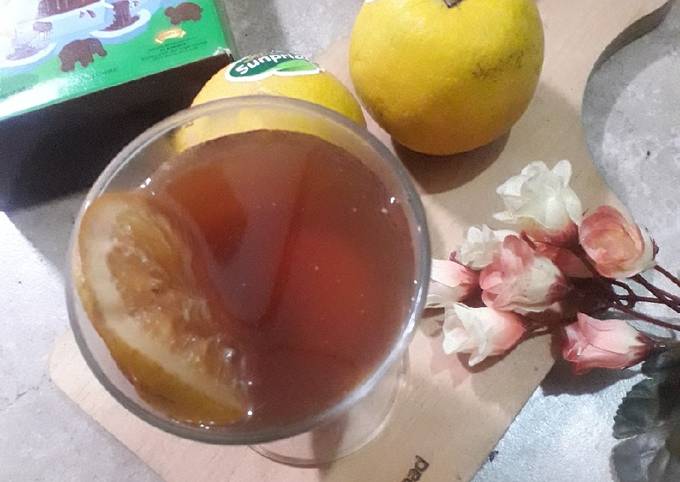 Resep Hot honey lemon tea yang Menggugah Selera
