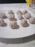 Cocadas de avena y chocolate dulce