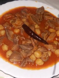 صورة لوصفة شطيطحة زوائد الدجاج(كانزة)