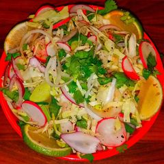 A picture of Mike's EZ Cilantro Lime Cole Slaw.