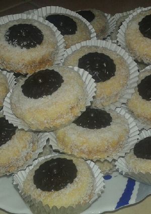 صورة لوصفة حلوى او قاطو جوز الهند