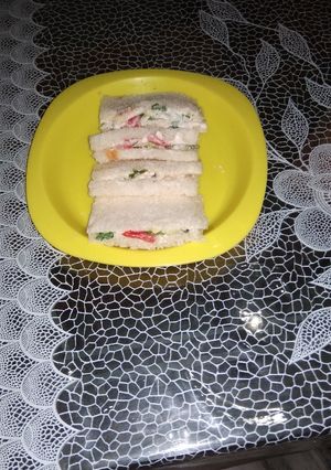 मेयोनीज वेज सैंडविच रेसिपी मुख्य फोटो