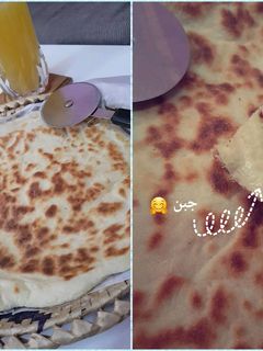 صورة لوصفة خبز الصاج بالجبن