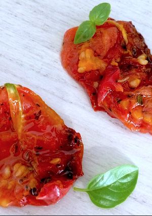 Фото Вяленые томаты 🍅 (экспресс -рецепт за 25 минут).