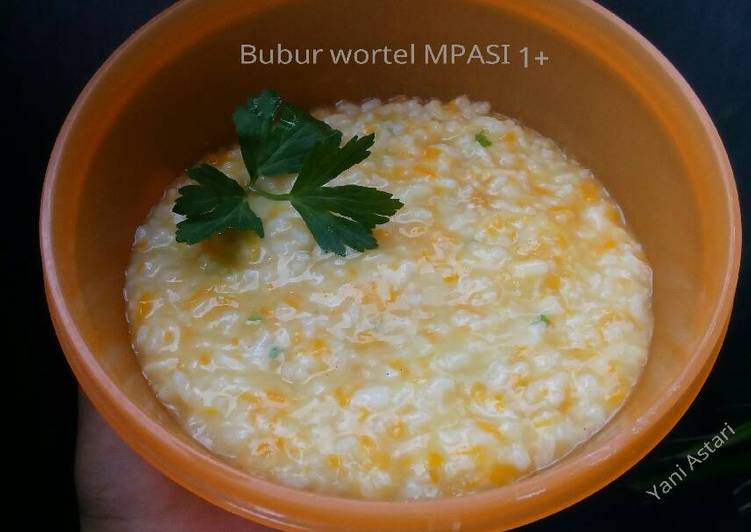  Resep Bubur wortel  MPASI 1 oleh Yani Astari   