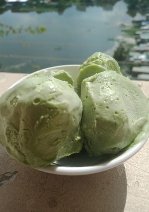 Hình của món Kem macha nà.