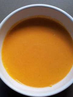 Una foto de Crema de calabaza