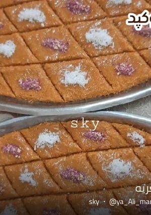 عکسی از دستور حلوا شعریه