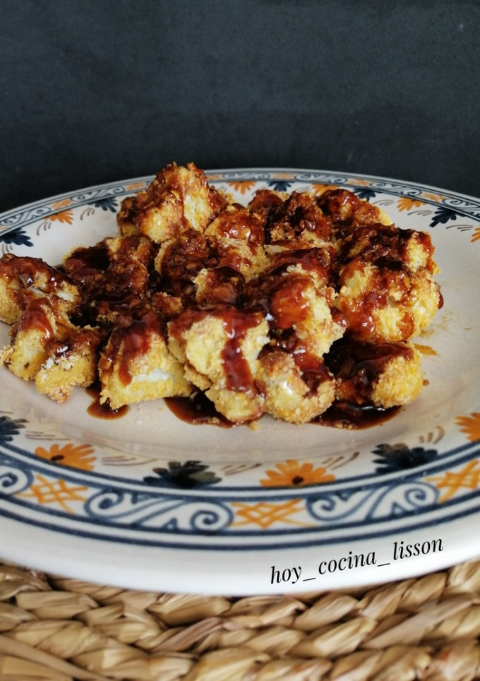 Una foto de Coliflor crujiente con ajo y miel