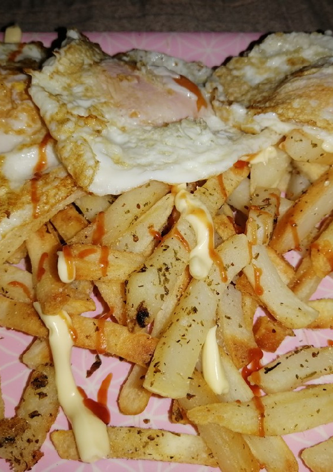 Una foto de Papas Fritas Al Horno