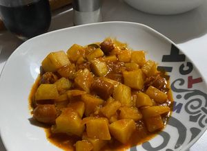 Una foto de Patatas a la riojana con chistorra 🤤