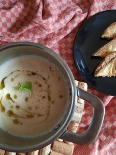 Glutén-, tej- és tojásmentes almás zellerkrémleves recept fotója