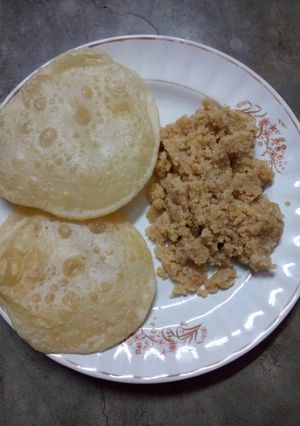 A picture of Semolina halwa.