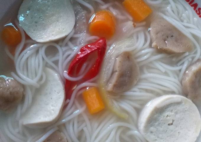 Resep Misoa Kuah Baso Tahu Anti Gagal