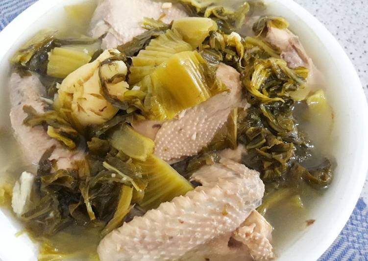 Proses memasak Sup sayur asin ayam kampung, Menggugah Selera