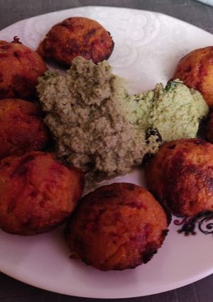 A picture of Beetroot puddu /Apam.