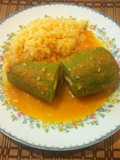Calabacitas rellenas de queso