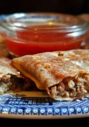 A picture of Keema Paratha.
