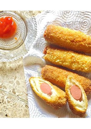 Foto resep Roti gulung sosis keju