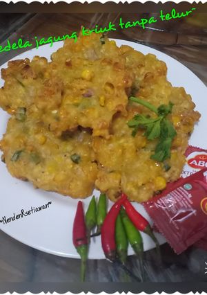 Foto resep Perkedel jagung kriuk tanpa telur
