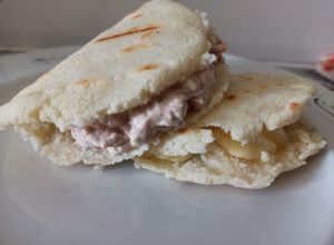 Una foto de Arepas a la uruguaya!