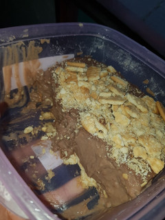 Una foto de Postre crema de chocolate