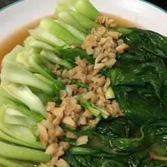 A picture of Pakcoy Tumis Bawang Putih.