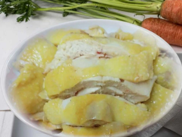 Langkah Mudah untuk Membuat Resep  💢Simple Ayam Kukus (Chinese Chicken Steamed) 💢 yang Enak, Bisa Manjain Lidah