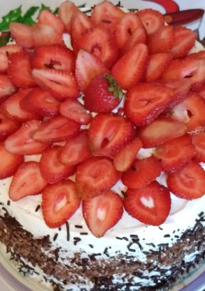 Una foto de Torta selva negra