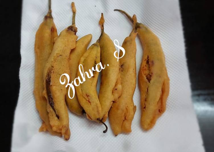 Recipe of Quick Mirchi bhajiya
