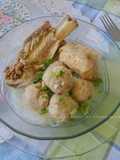 Bakso Tulang Muda Kuah Iga (Kuah Bakso) (keto friendly)